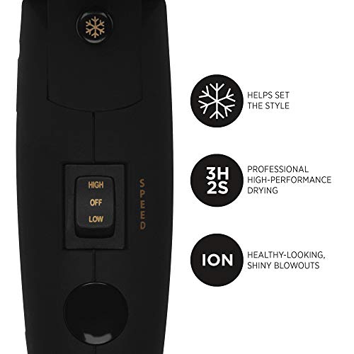 Hot Tools Professional 1875W  Lightweight and Quiet Turbo Ionic Dryer