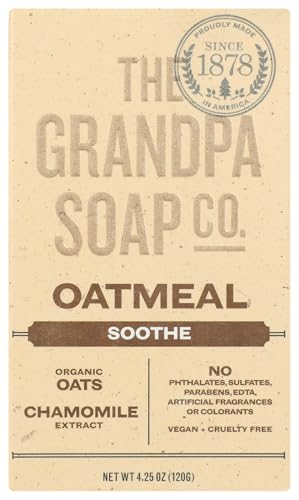 Grandpa's Soap Bar Oatmeal, Soothe, 4.25 Oz