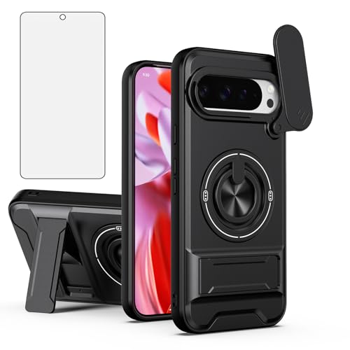 Coque Google Pixel 10 Pro XL Asuwish avec protège-écran et anneau