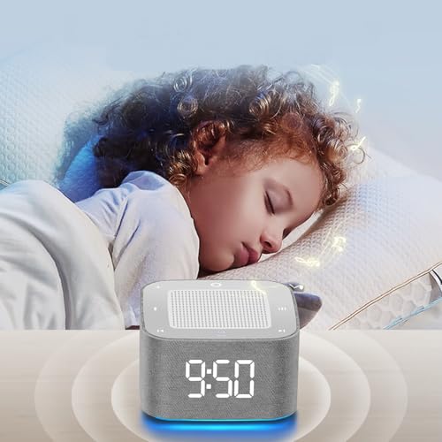 Macchina Per Sonno, Macchina Rumore Bianco Con Funzioni Di Memoria E Temporizzazione Dispositivo Rumori Bianchi 8 Colori Luminosità Regolabile White Noise Machine Per Bambini E Adulti
