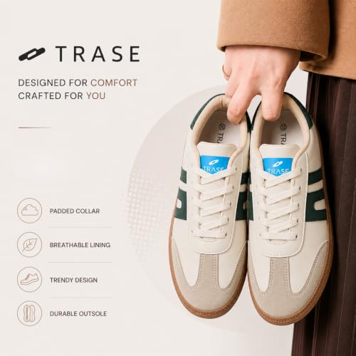 Image of TRASE Casual Sneaker Shoes for Women | Soft Cushioned Insole | Sneakers for Woman | Lightweight | Comfortable | Stylish, Trendy Girls and Women Sneakers with Laces