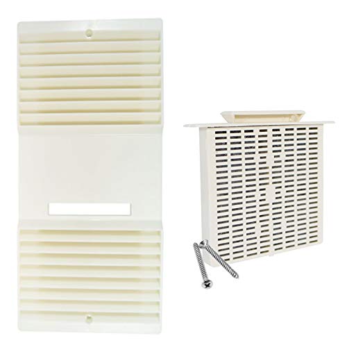 LPS Lowpricesupply Replacement Grille for The CA-90 ductless Fan Grille/Louver with Refillable Unscented Filter Cartridge (Beige)