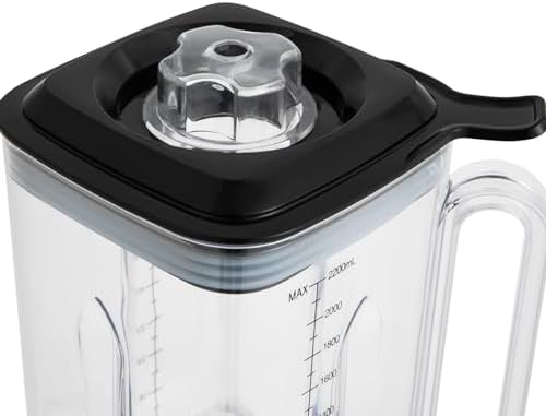 High-Speed 2200W Commercial Blender with 2L Capacity, Soundproof Cover, Perfect for Smoothies, Ice Crushing, Grinding & Chopping - Professional Countertop Mixer