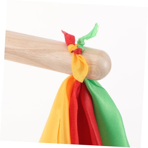 Baquetas de madera con pañuelos para percusión miniatura 3