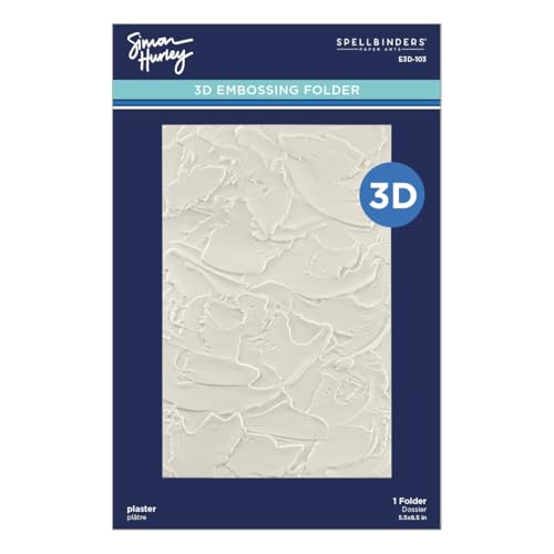 Spellbinders Embossing Folder, Plaster, Birthday Bash