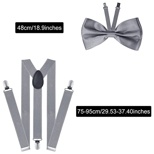 Elecland 10 Pieces 1920S Men Costume Accessories Set Roaring Retro Gangster Costume #TOP2