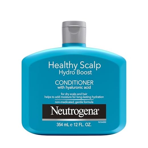 Neutrogena Moisturizing Healthy Scalp Hydro Boost Conditioner for Dry Hair and Scalp, with Hydrating Hyaluronic Acid, pH-Balanced, Paraben & Phthalate-Free, Color-Safe, 12 fl oz