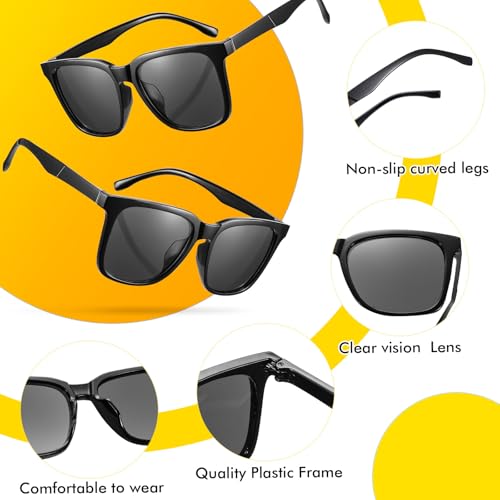 Umigy 36 Pcs Sunglasses Bulk Retro Plastic Sunglasses Vintage Party Favors for Women Men Wedding Cosplay3