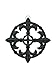 Old Dutch Jet Black Fleur De Lis Trivet, 9-Inch