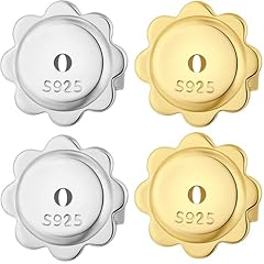 p-flat flower gold and silver