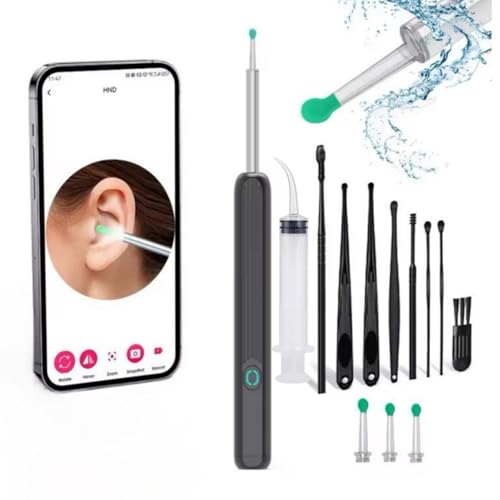 Ferramenta de Remoção de Cera de Ouvido limpador de ouvido com CAMERA 1080P