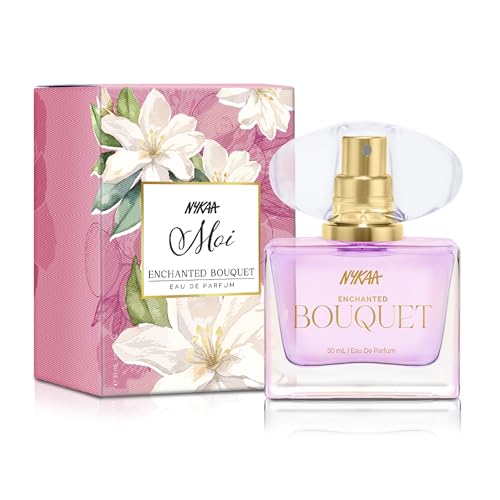 Image of Nykaa Enchanted Bouquet Long Lasting EDP| Fruity Floral Perfume for Women | Day to Night Fragrance | Peony & Strawberry| Everyday Perfume for Her | Travel Friendly Size