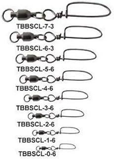 Tsunami Pro Ball Bearing Swivel w/ Coastlock Snap Size 3 6 Pack