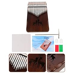 BIENKA Kalimba Pouce Piano 17 Touches Doigt Piano en Bois Mbira Doigt Piano Portable Instrument De Musique for Débutants… - Les Beatles, Paul McCartney, John Lennon, RIngo Starr, George Harrison BIENKA Kalimba Pouce Piano 17 Touches Doigt Piano en Bois Mbira Doigt Piano Portable Instrument De Musique for Débutants… – Image 3