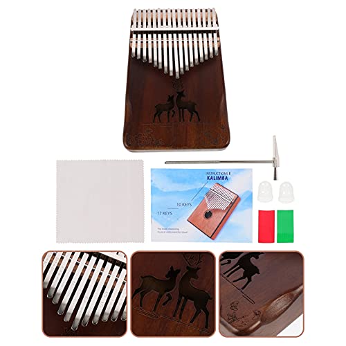 BIENKA Kalimba Pouce Piano 17 Touches Doigt Piano en Bois Mbira Doigt Piano Portable Instrument De Musique for Débutants… - Les Beatles, Paul McCartney, John Lennon, RIngo Starr, George Harrison BIENKA Kalimba Pouce Piano 17 Touches Doigt Piano en Bois Mbira Doigt Piano Portable Instrument De Musique for Débutants… – Image 4