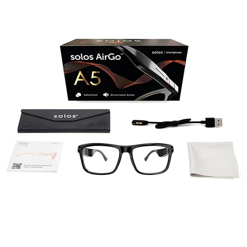 Lunettes IA ChatGPT iOS Android connectées Hydro X noir - 4