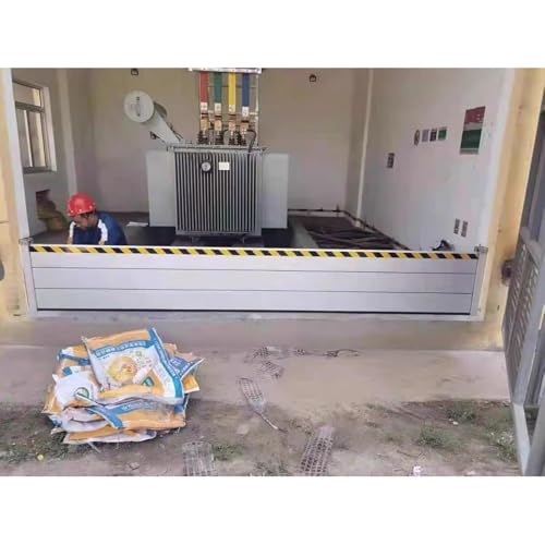 Garage Doorway Flood Control Barrier, Reusable Aluminum Water Stopper Panel, Easy to Install for Basement, Door, and Garage, 20/40/60/80cm Height