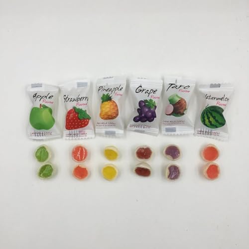 Image of Rovan Holiwon Thai Chew Candy Mix Fruit Flavor Mixed Candy 300gm (Thailand)