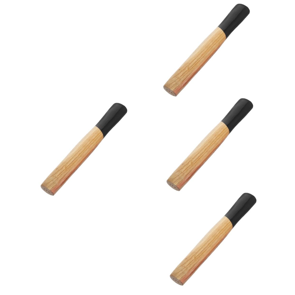 HAWILLOSCH 4pcs Wood Hammer Handle Replacement Comfortable Smooth Wood Handle Fits 800g Hammer