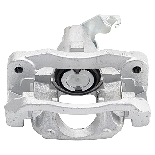 Image of TRQ Rear Left Brake Caliper with Mounting Bracket Driver Side