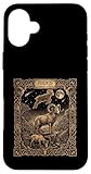 Carcasa para iPhone 16 Plus Aries Zodiac Astrología Tarot Estilo de Carta