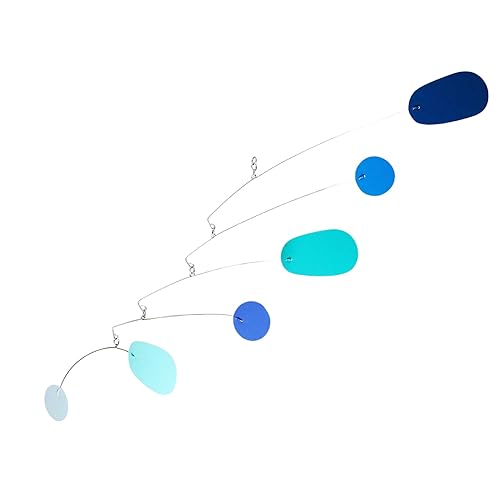 Am I Blue Mobile | Hanging Art Sculpture | Metal Mobile