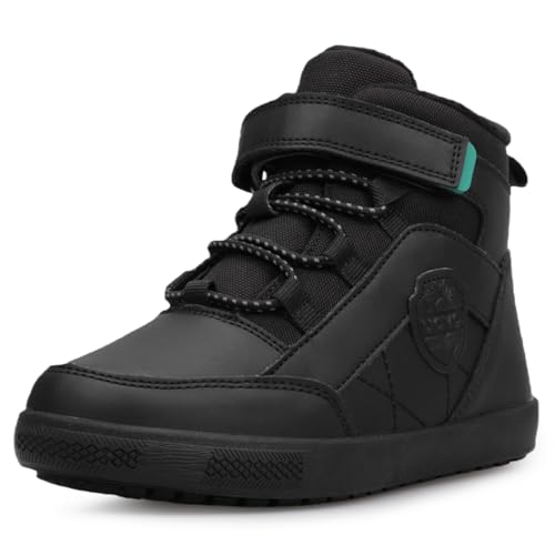 Bottes d'hiver chaudes garçons avec doublure polaire et dessus résistant à l'eau UOVO