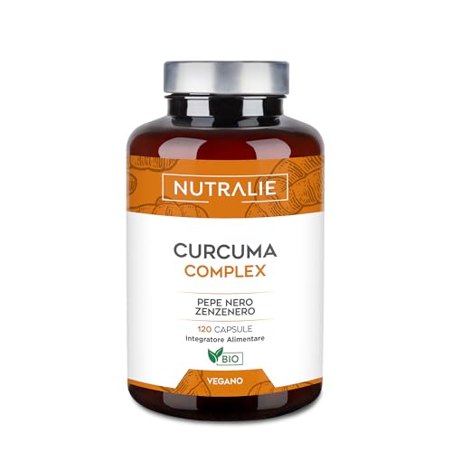 Curcuma e Piperina + Zenzero + Pepe Nero (1420mg per dose) - Curcumina - Turmeric Naturale -...
