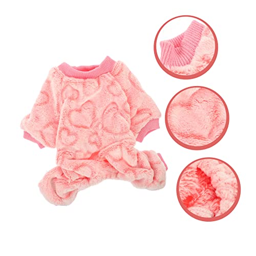 Mipcase 3 Pçs Cães Resistentes Ao Desgaste Roupas Fofas Acessórios Roupas Macacão Para Inverno Camis