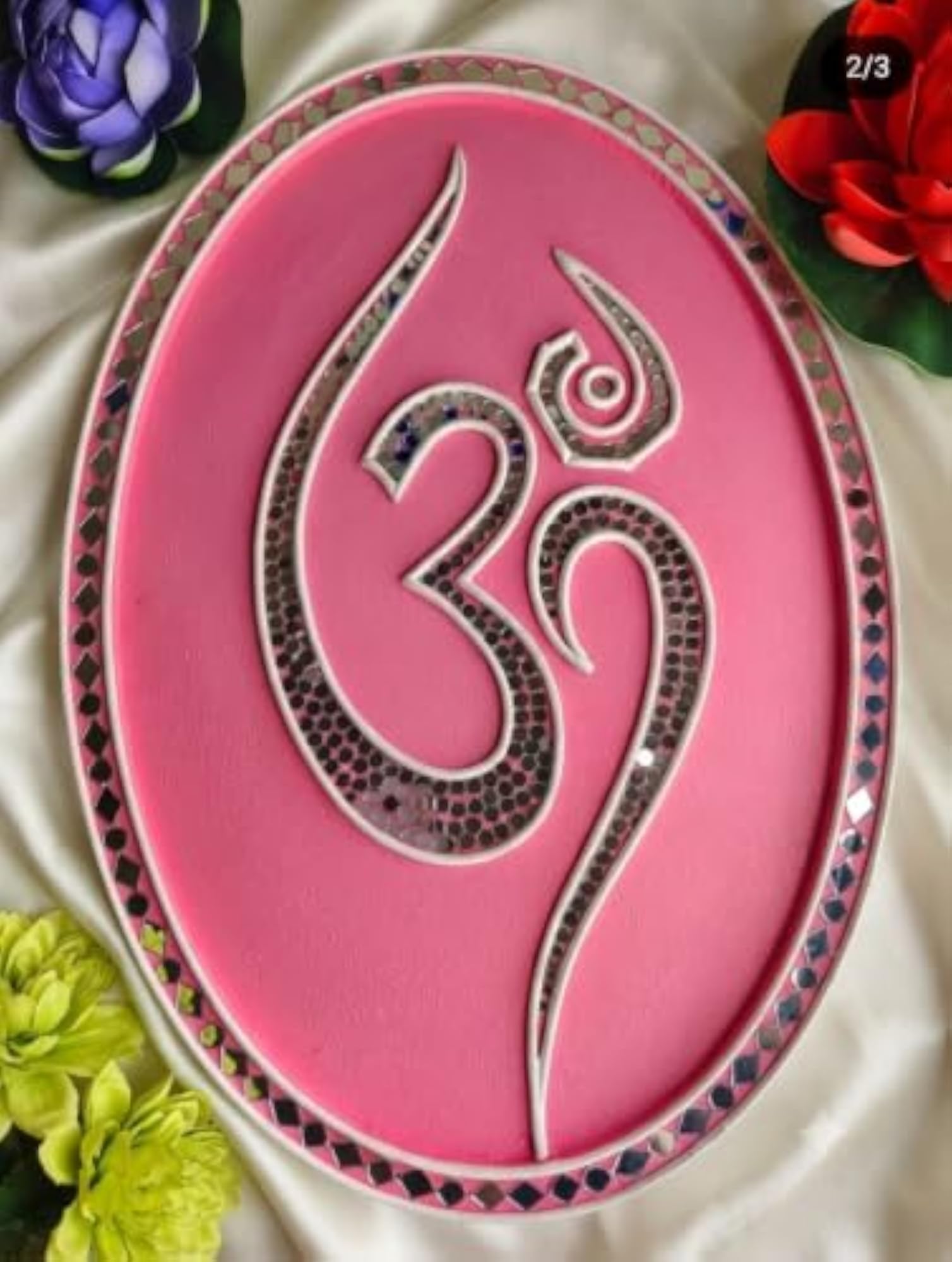 Om Lippan Art Handmade MDF Wall Decor