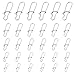 BESPORTBLE Fishing Accessories 50Pcs Swivel Lock Snap Connectors Rolling Swivels Lure Hook Clips Connector Tackle Kit for Freshwater Saltwater Gear (Outdoor Accessories Outdoor Accessories