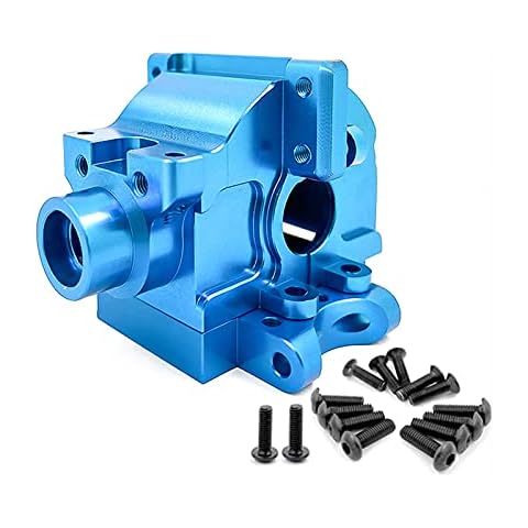 LAFEINA Metal Gear Box Shell 12227 Upgrades Parts Replacement for 1/10th Nitro On Road Touring Car HSP 94122 (Gearbox, Blue) Cover