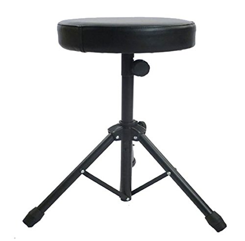 Kabalo Folding Foldable Music Guitar Keyboard Adjustable Drum Stool Throne Piano Chair Double Padded Seat