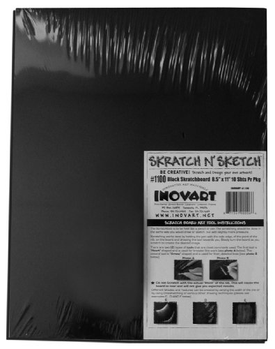 INOVART 1101 Kratzbrett, Schwarz Cover