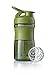 Produktbild BlenderBottle Sportmixer Tritan Trinkflasche mit BlenderBall, geeignet als Protein Shaker, Eiweißshaker, Wasserflasche oder für Fitness Shakes, BPA frei, skaliert bis 760 ml, 820 ml, moos grün