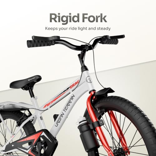 Image of Urban Terrain Drag 16T Single Speed Kids Cycle, White