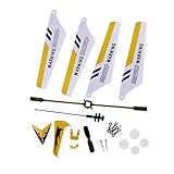  Piezas De Repuesto Para El Sistema Completo Del Syma S107 / S107g Rc Helicóptero, Las Cuchillas Principales, Decoraciones Cola, Lámina De La Cola, Barra De Equilibrio, Conecta La Hebilla, Eje