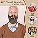 Honcloud Fake Beard with Adjustable Band, Fits Costume Matching for Halloween Parties(Brown)
