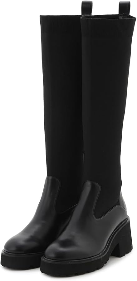 Amazon.co.jp: [スナイデル] ロングニットブーツ SWGS254626