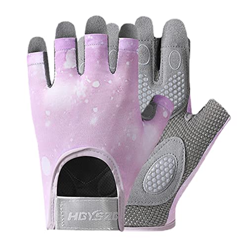 Gusengo Biking Gloves | Padded Half Finger Bicycle Gloves,Breathable Padded Biking Gloves, Shock Absorbing MTB Bicycle Gloves for Men Women Fitness Outdoor Activities