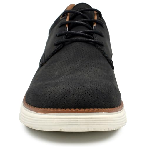 Image of AKADEMIKS Mens Dayton Oxford, Comfortable Footwear for Formal and Casual Wear