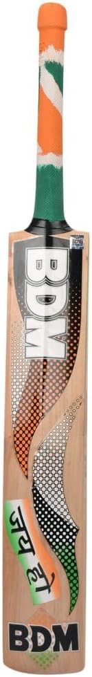 BDM Jai HO Kashmir Willow Cricket Bat for 15+ Yrs (1170-1200 g)