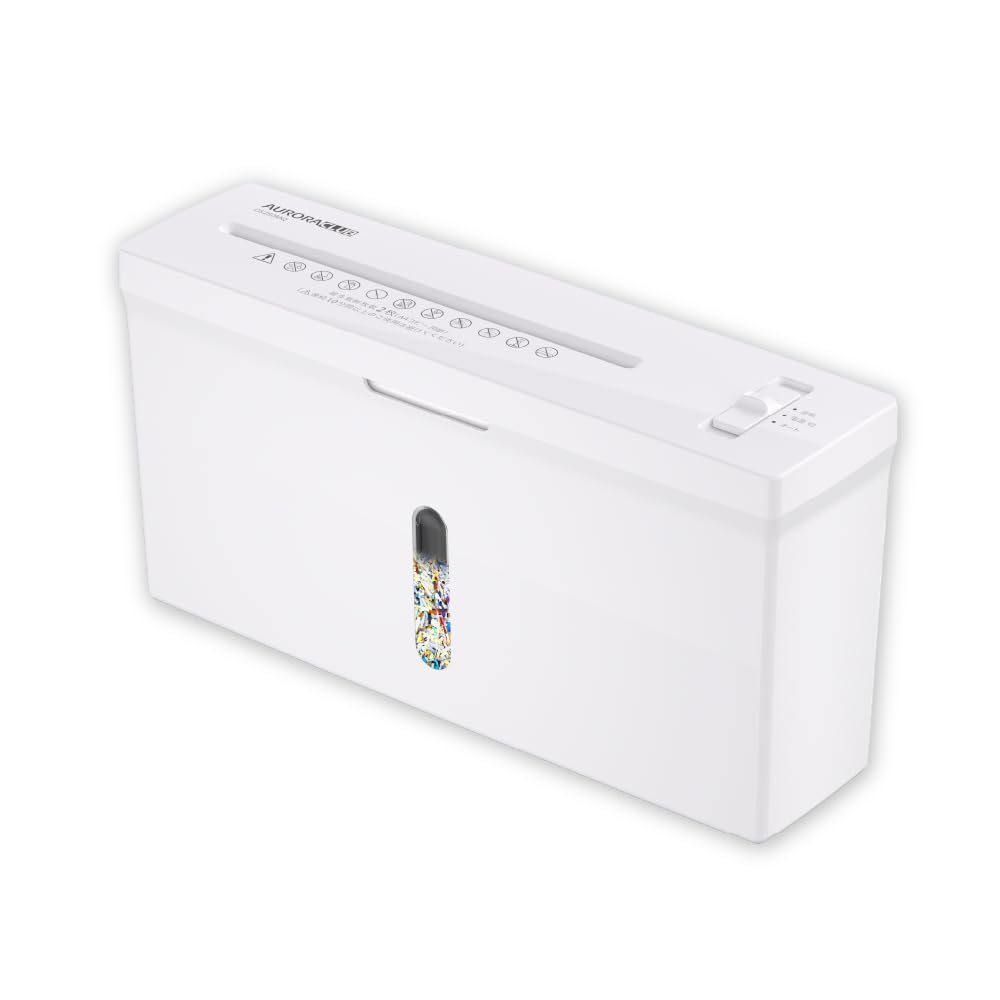 AURORA シュレッダー 家庭用 ホワイト Amazon | オーロラ Aurora 卓上シュレッダー デスクトップ 家庭用