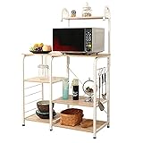 soges Microwave Cart Coffee...