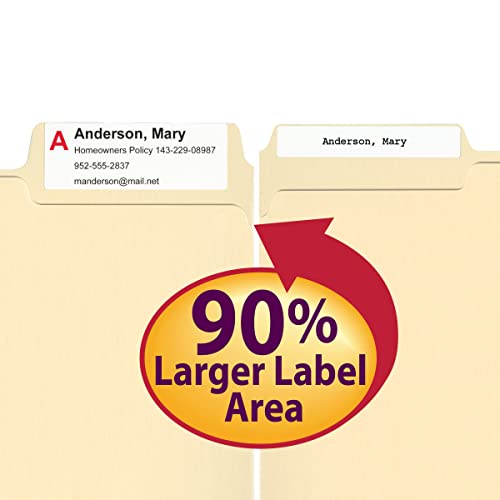 Smead Supertab File Folder, Oversized 1/3-Cut Tab, Letter Size, Manila, 100 Per Box (10301) #TOP11