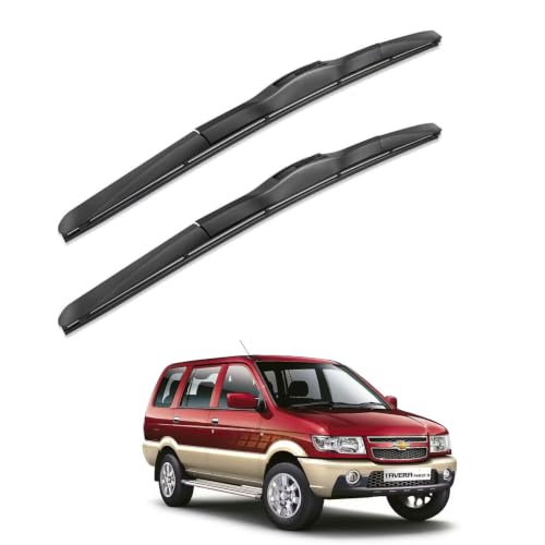 Image of Oshotto Frameless (O.E.M Type) Wiper Blades Compatible with Chevrolet Tavera (22 inch / 16 inch)