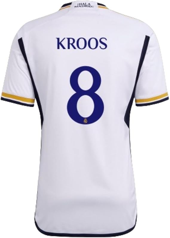 Camisa De Futebol Masculina REAL MADRID Home Nameset BELLINGHAM 5 Novo Oficial 2023 2024 Grau Ori I.1043645189