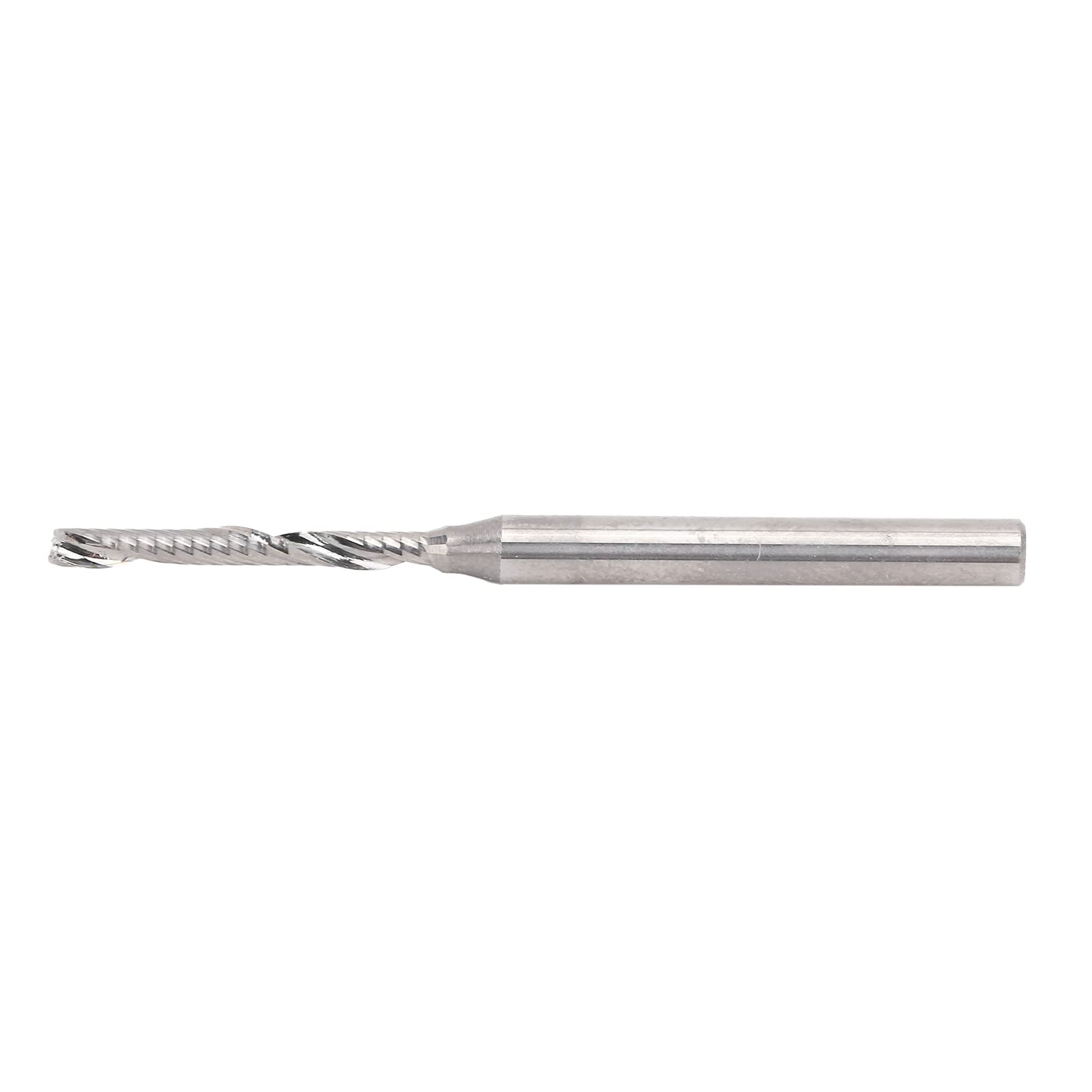 5 pezzi fresa a spirale professionale in acciaio al tungsteno a flauto singolo punte per router CNC 3.175x2x17mm fresa per incisione ad alta velocità per taglio di metalli