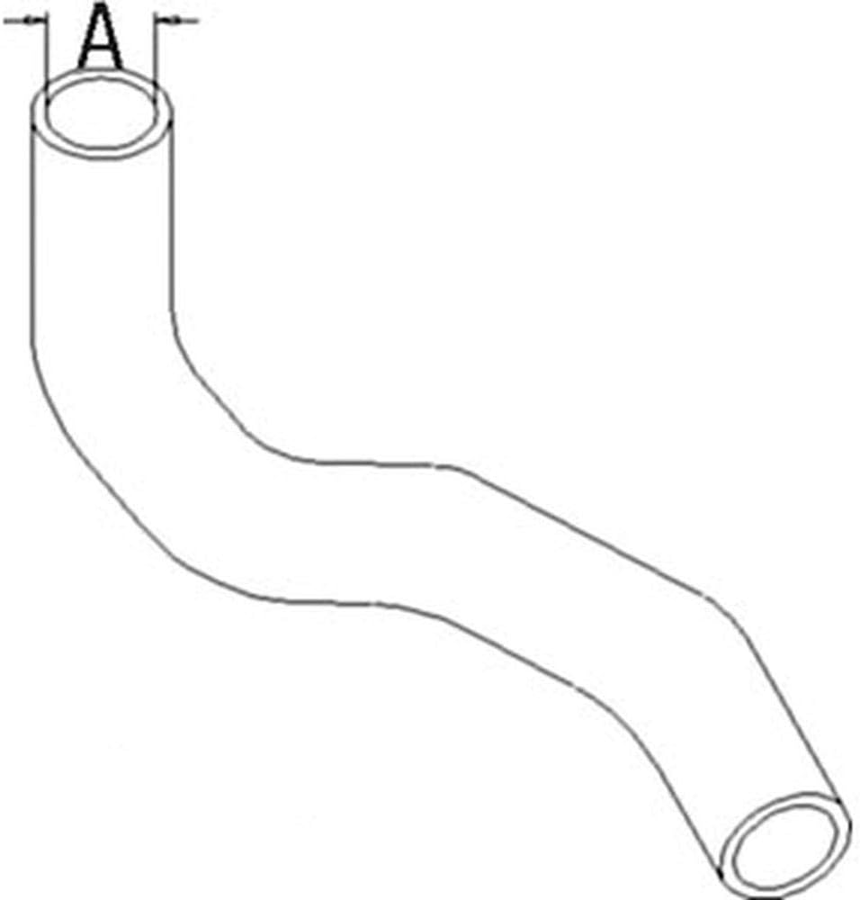 Radiator Hose - Lower Fits Massey Ferguson 50A 65 302 50 303 187554M1