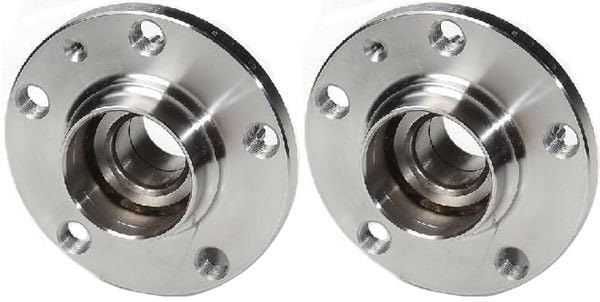 Image of TRQ Rear Driver and Passenger Side Wheel Bearing and Hub Assembly Set 2 Piece Compatible with 00-06 Audi TT 00-06 TT Quattro 98-10 Volkswagen Beetle 00-04 Jetta 2005 Jetta 02-03 Golf GTI 1.8T VR6